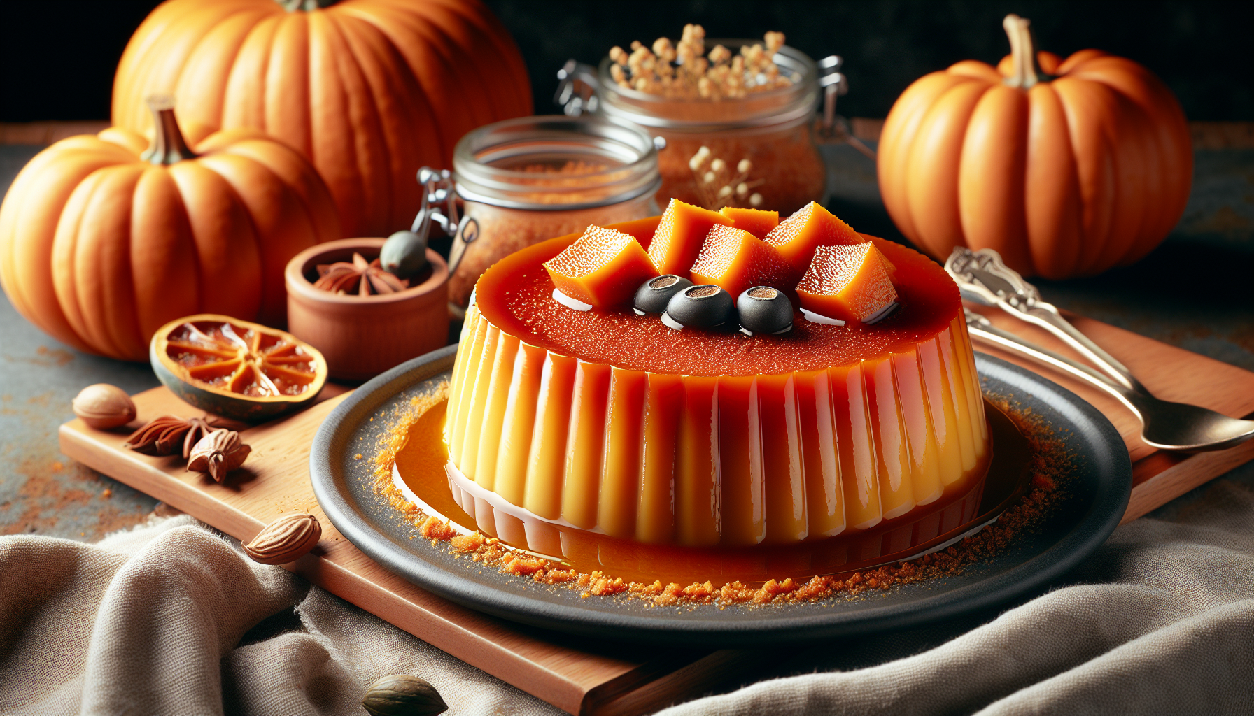 flan di zucca